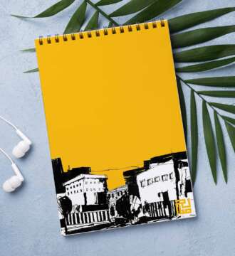 Notbook, Design inspired from the urban environment in Amman and it's architecture.